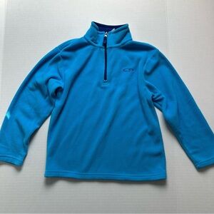 c9 by Champion Boys Blue Quarter-Zip Fleece Pullover Sweatshirt Size Small 6-7